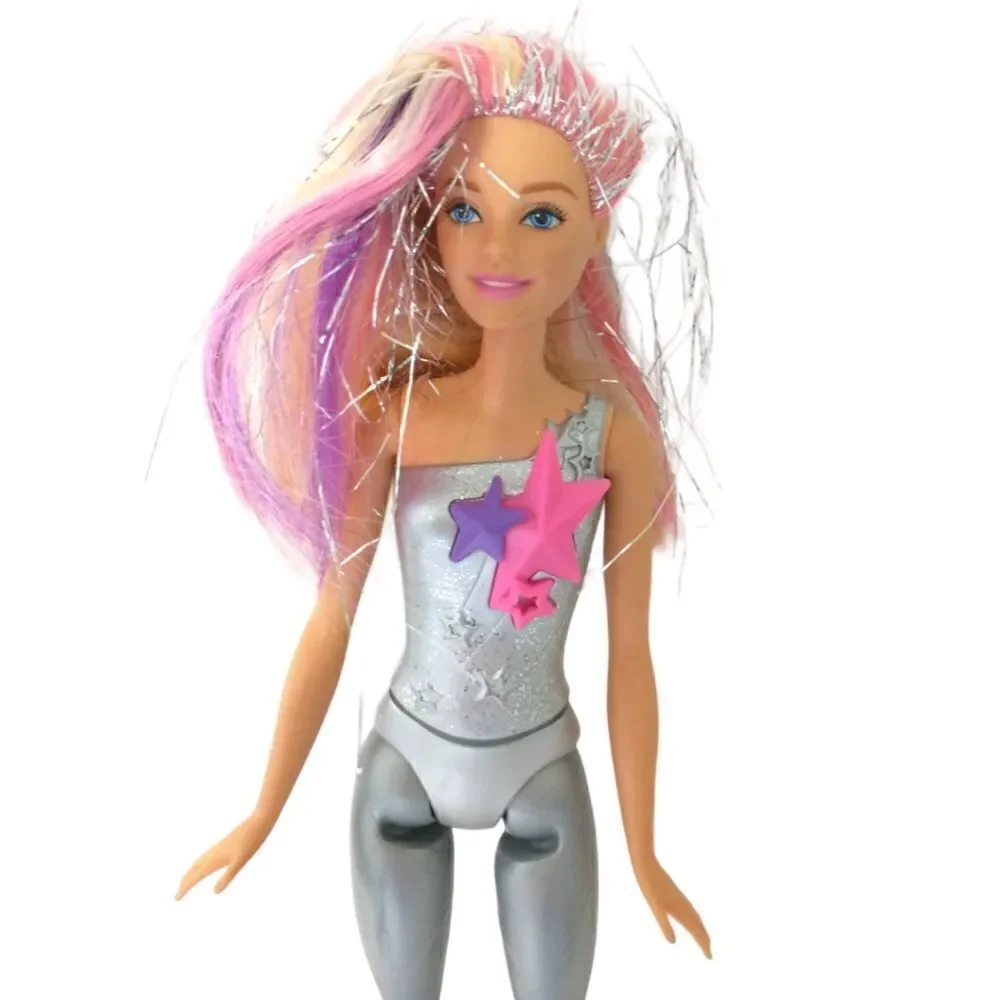 Barbie Starlight Galactic Adventure Doll Silvery No Clothes Sparkly Hair 2013. C
